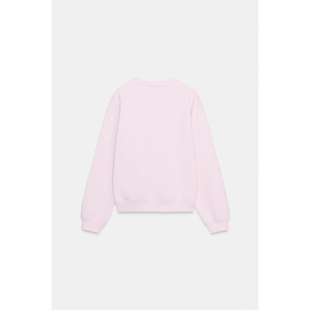 ZARA CONTRAST FLOWER SWEATSHIRT - Picture 2 of 3
